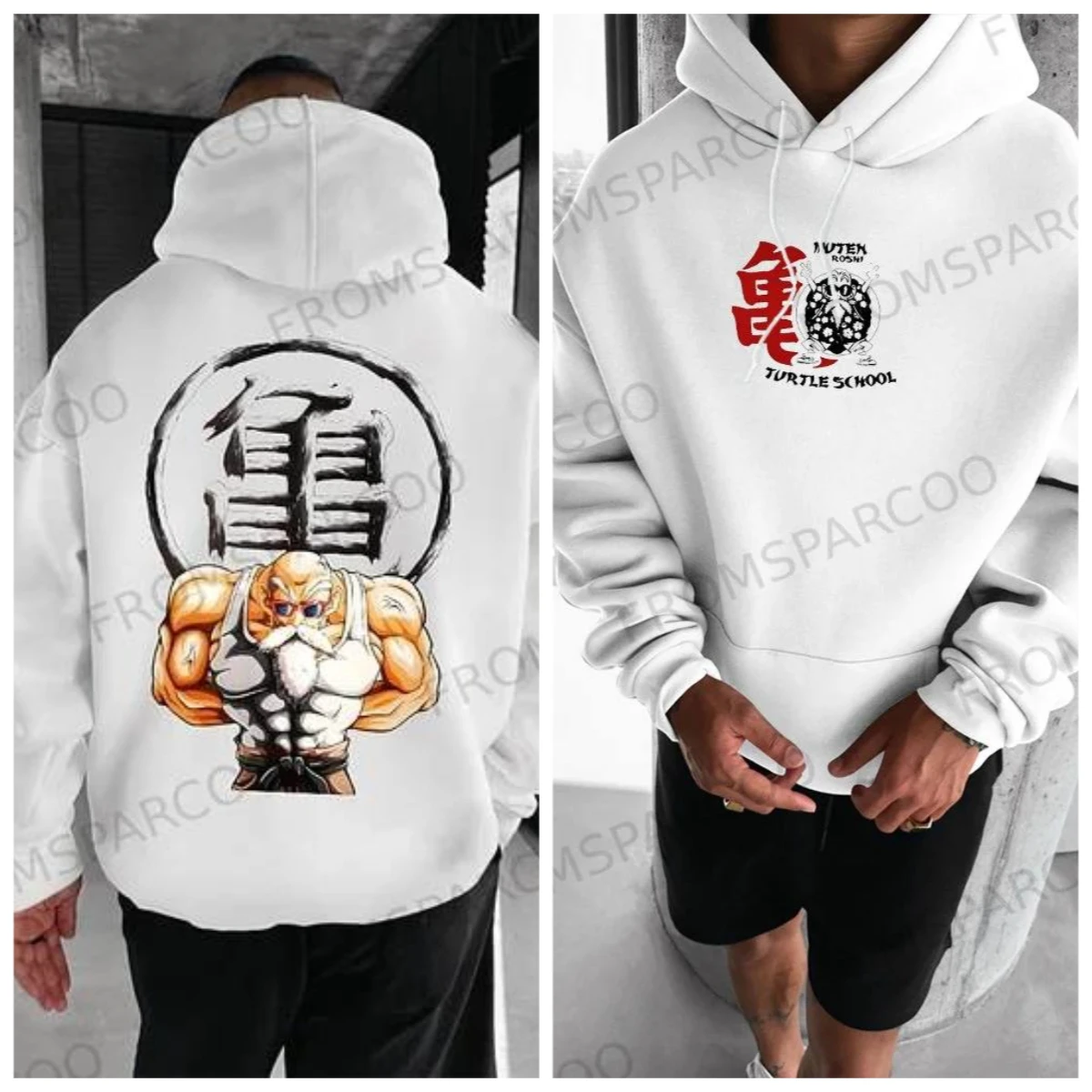 

Dragon Ball Goku Long Sleeve Hoodie for Men 100 Cotton Kangaroo Pocket Loose Fit Oversized Autumn Winter Casual Wear