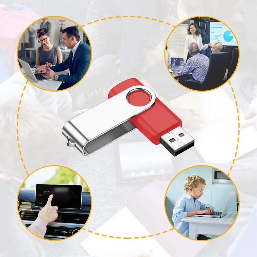 محرك فلاش USB2.0 سعة 32 جيجابايت/64 جيجابايت/128 جيجابايت عصا ذاكرة نقل البيانات عالية السرعة محرك إبهام فائق النحافة عصا ذاكرة USB