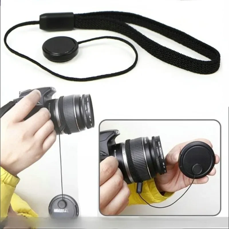 1/2/5PCS Lens Cover Rope DSLR DSLR Lens Cap Holder Belt Nylon Keeper Anti-lost Wrist Strap Cord String Leash for SLR Camera