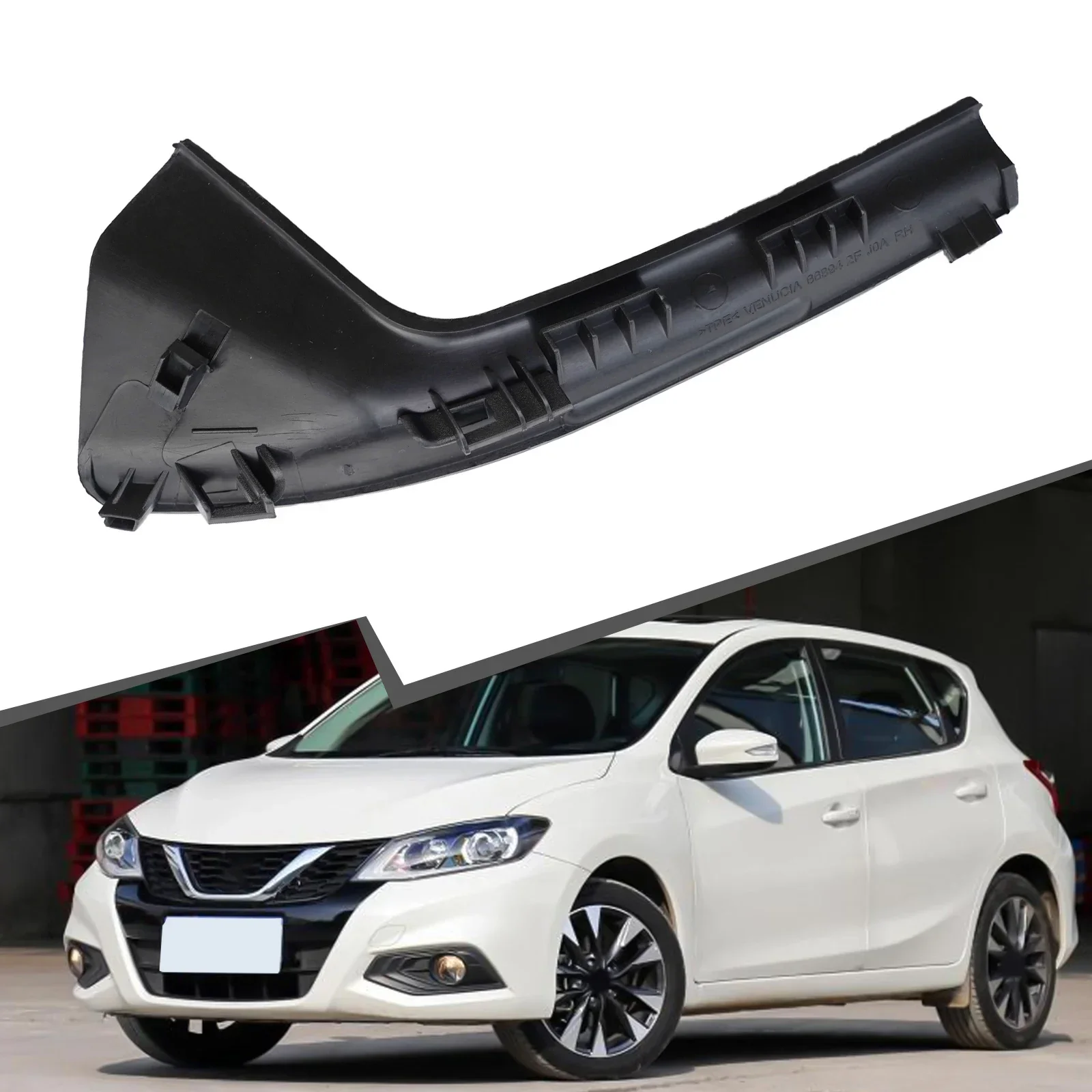 

New Style For Versa Sedan 2007-2011 Side Cowl Extension For Tiida 2005-2010 Fits For Nissan For Nissan Tiida 2005-2010