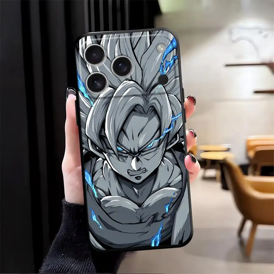 Case for iPhone 17 Pro Max XS XR 13 Mini Air 16 12 11 15 Plus SE 14 7 8 Funda Phone Cover DD-ragonS B-allS Goku view 5