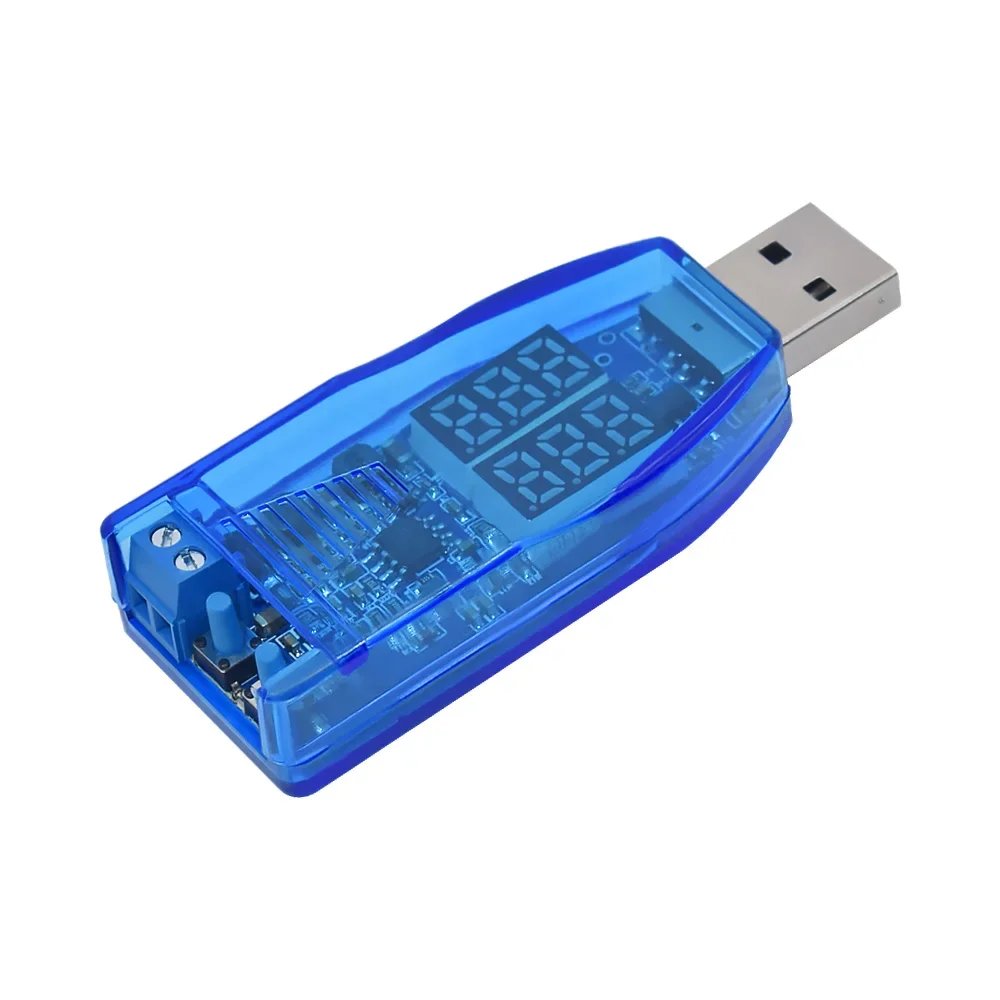 DC-DC CNC USB Buck Boost Power Supply Regulator Module 5V to 3.3V 9V 12V 24V Desktop Step UP Down DC Digital Display Converter