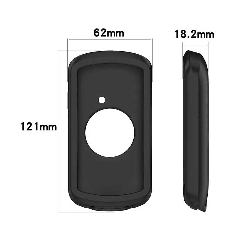 Liquid Silicone Case For Garmin Edge 1040 / Solar Bike GPS Speedometer Candy Plain Full Coverage Soft TPU Cycle Computer Shell
