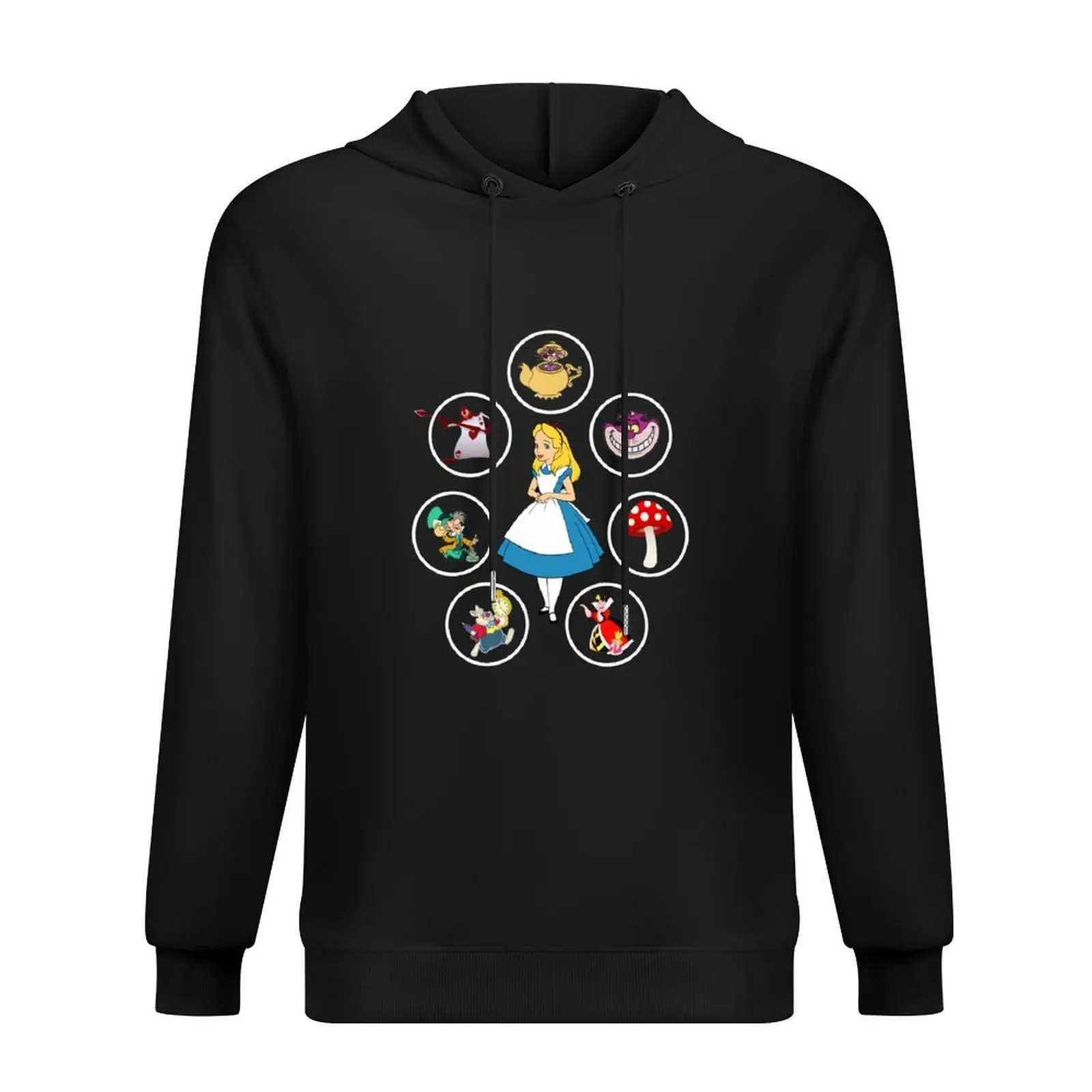 

Alice Mad Hatter Queen Rabbit Tea Party Fans Vintage Literary Gifts Hoodie blouse graphic t shirts men hoodies for men