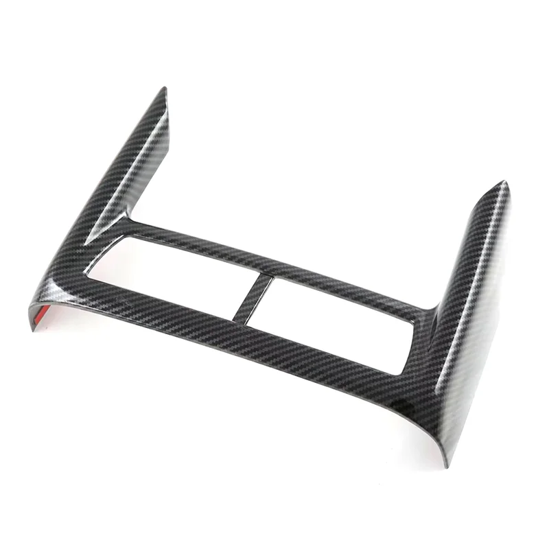 

Car Center Air Vent Outlet Panel Cover Trim Decoration Carbon Fiber Look For BYD TANG
