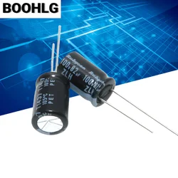10PCS original 82UF 100V capacitor 100V 82UF 10X16 ZLH high frequency and low resistance