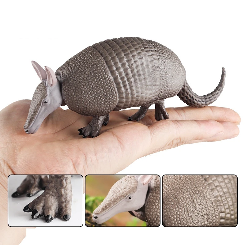 Simulated Armadillo Model Desktop Wildlife Ornament Home Pet Pichiciego Decoration