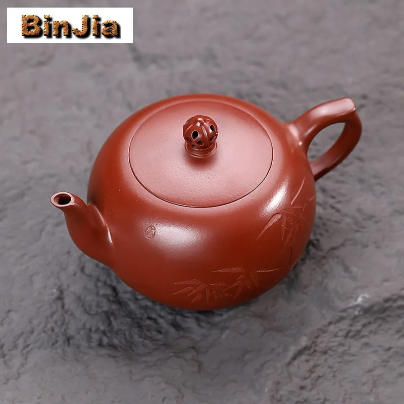 

300 мл Zen Yixing фиолетовые глиняные чайники известных художников горшок ручной работы из сырой руды дахунпао грязевой чайник с фильтром китайский чайный сервиз Zisha