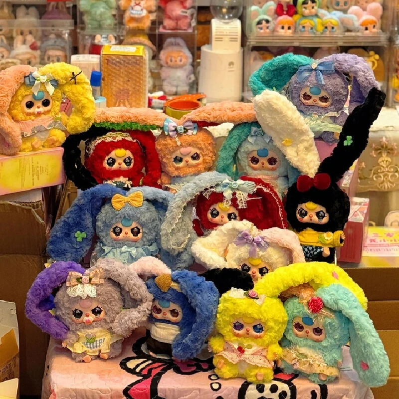 

Baby Three Lily Rabbit Town V4 Виниловое лицо Плюшевая глухая коробка Kawaii Игрушка Фигурка Милая сумка Подвеска Модное украшение Подарки-сюрпризы