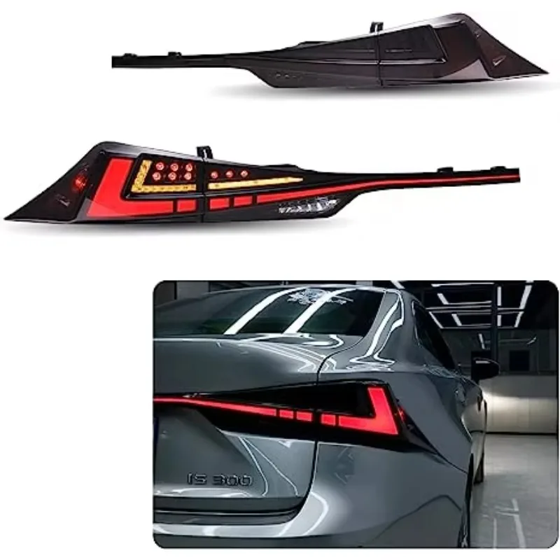 

Zhengwo RGB LED Tail Light For Lexus IS250 IS350 IS300H 2013-2021 Sequential Turn Signal Plug Play Dynamic Startup Retrofit Lamp