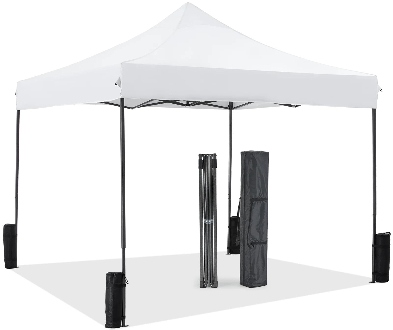 JHK 10 x10ft tenda a baldacchino per esterni Pop-Up tenda a baldacchino portatile istantanea con tenda a baldacchino con sacchi di sabbia per il campeggio