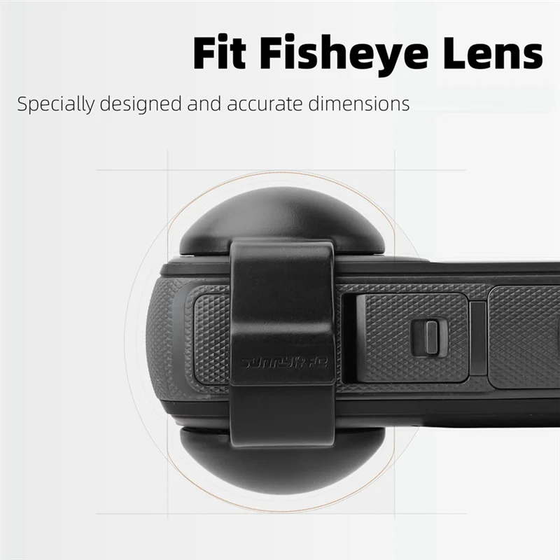 

L72A-SUNNYLIFE Lens Protector For Insta360 X4 Lens Protector For Panoramic Camera Lens Cap Scratch And Drop Resistant Accessorie