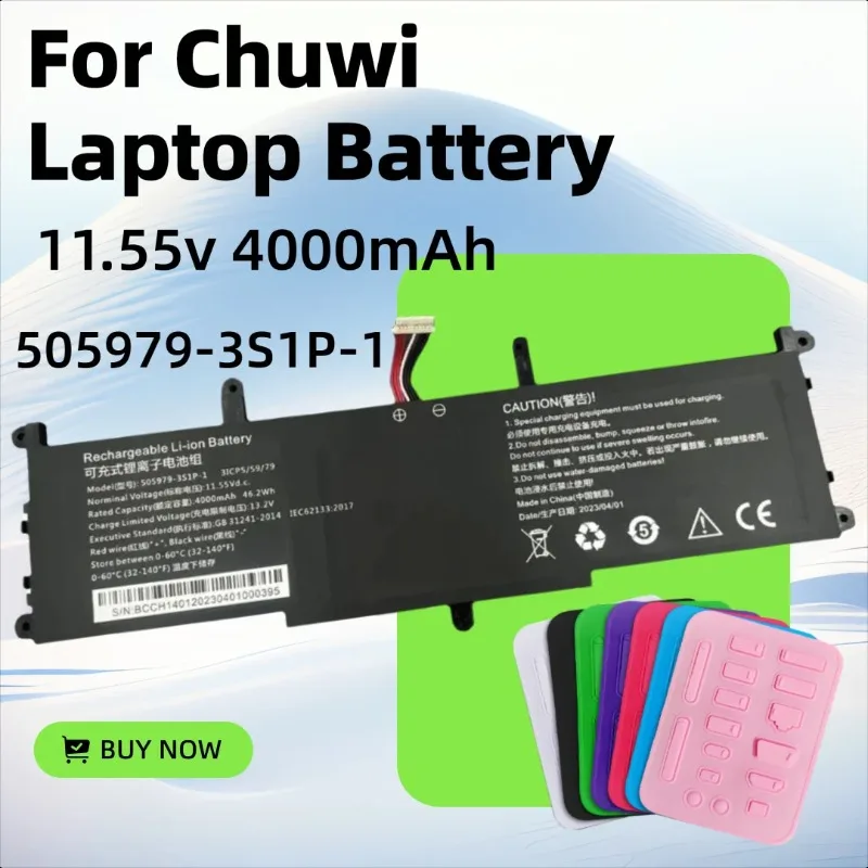 

11.55v 4000mAh Laptop Battery 505979-3S1P-1 for Chuwi CoreBook X 14 CWI529 Notebook Battery