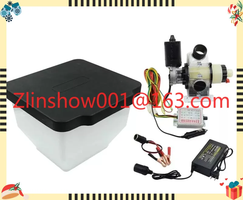 12V electric fertilizer box, cutting, feeder fertilizer 220v fertilizer box electric seeder