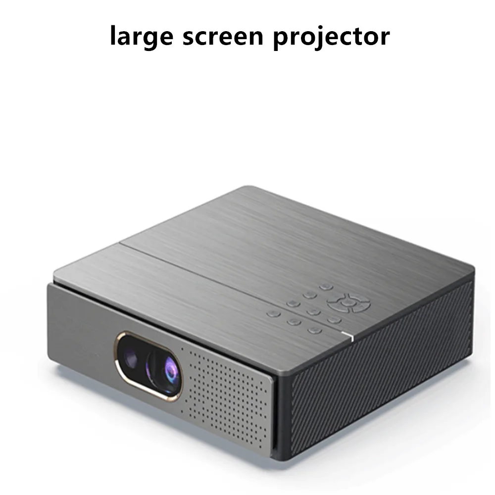 Hot Home commercial projector super bass 3D cinema projector mobile phone with screen portable automatic correction projector