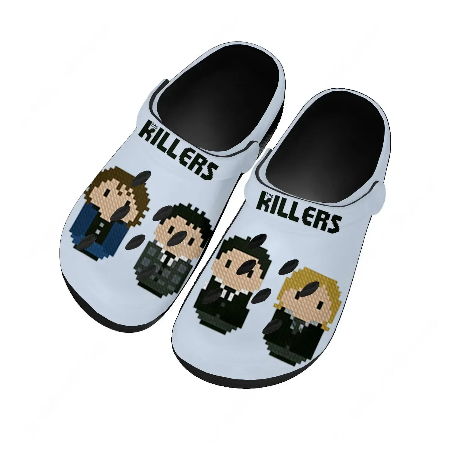 

The Killers Band Water Shoes Mens Womens Comfortable Fashion Home Garden Clogs Customizd Sandals Beach Breathable Hole Slippers