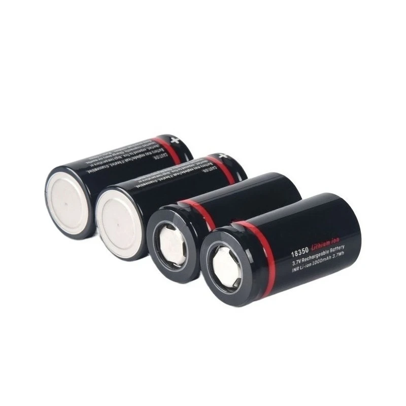 For 18350 Lithium Battery 3.7v Rechargeable Battery Intelligent Gimbal Stabilizer Beauty Device Battery 5pcs