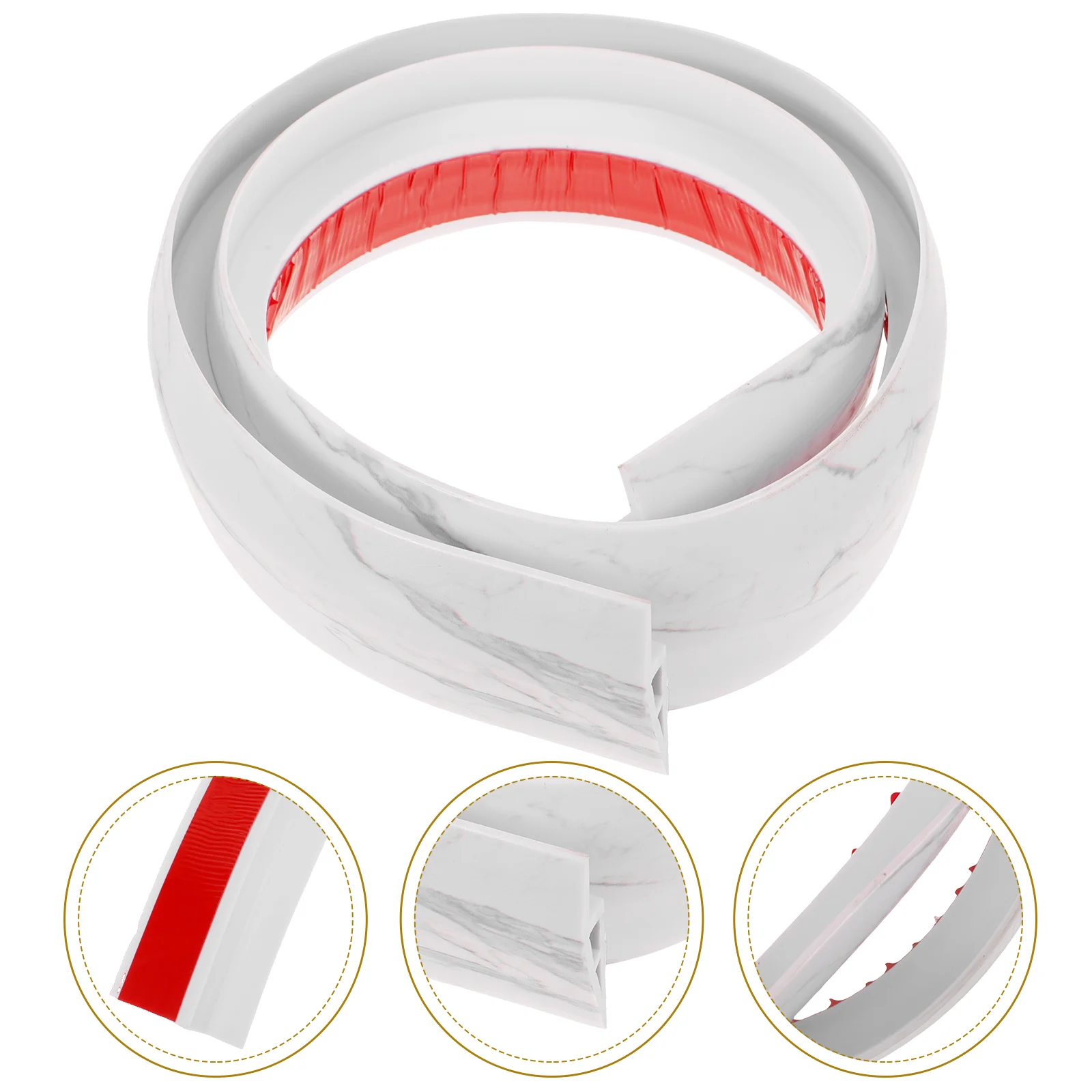 Threshold Ramp Strip Durable Plastic Transition Strip For Wheelchair Scooter Sweeping Entrance Ramps