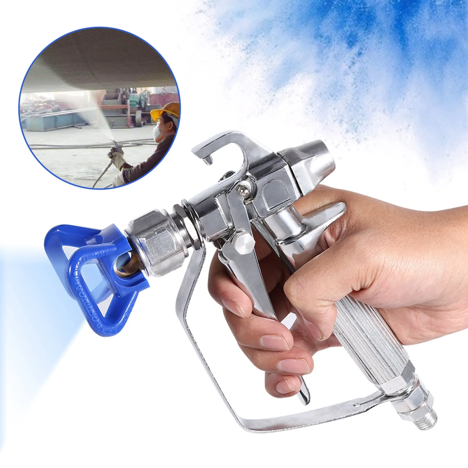 

ZK20 New Stainless Steel High Pressure Airless Paint Spray Gun Car Body Coating Sprayer Machine