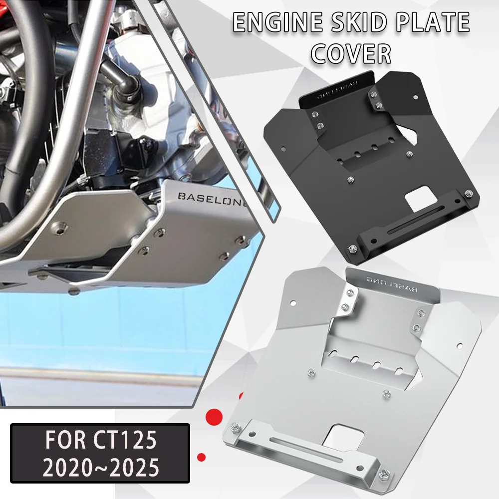 2024 Motorcycle For Honda CT125 CT 125 2020 2021 2022 2023 2025 Under Engine Base Chassis Cover Skid Plate Belly Pan Protector