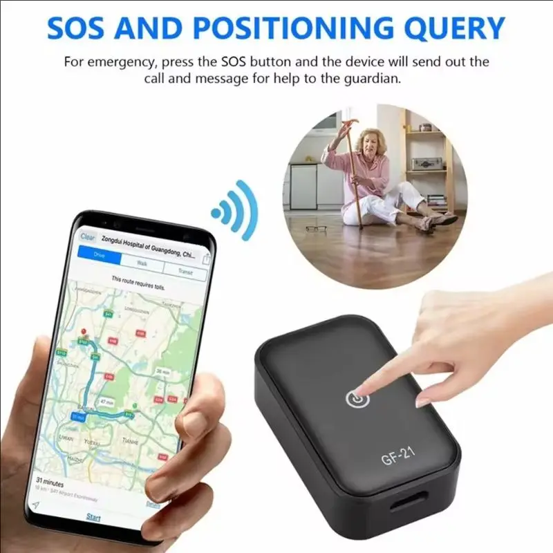 

GF-21 Mini Magnetic GPS Tracker Vehicle Locator Anti-Lost Device for Child Elder Wallet Pet Car GPS Tracking Device