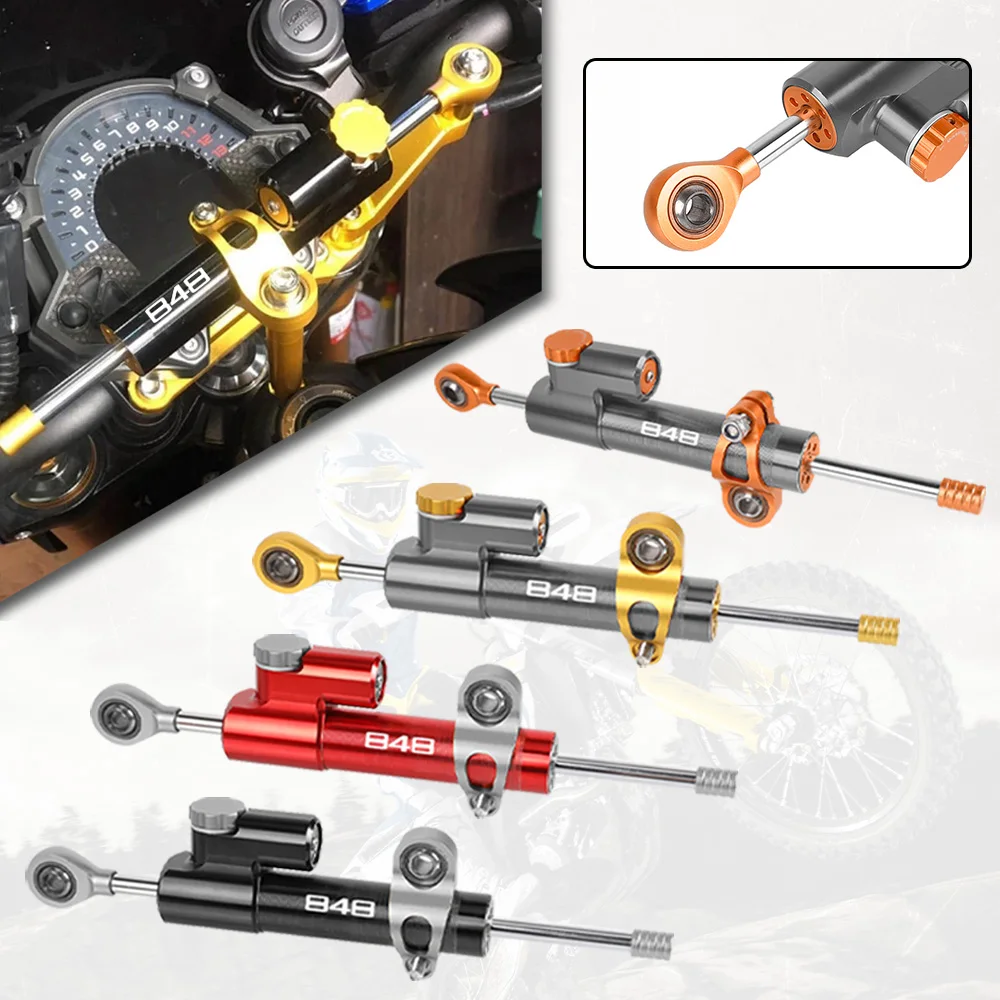 

Универсальный алюминиевый демпфер рулевого управления мотоцикла, стабилизирующий контроль безопасности для DUCATI 848 EVO 848 2008-2015 2014 2013
