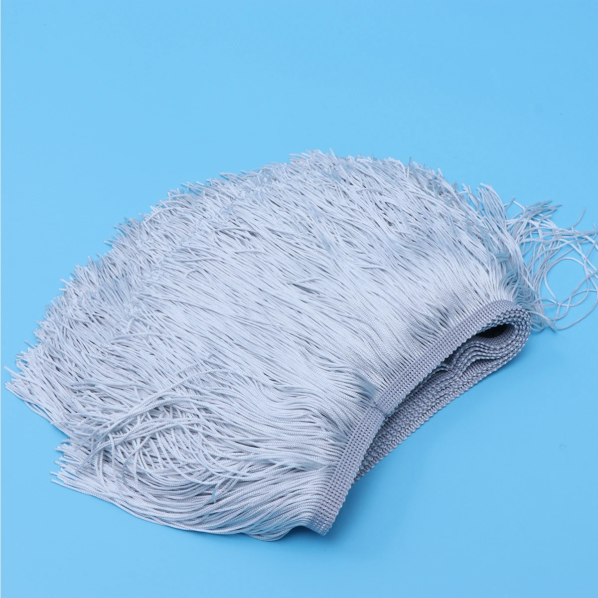 

Decoration Fringe Trimming for Latin Dress Tassel Wide Lace Clothes Accessories Light Grey