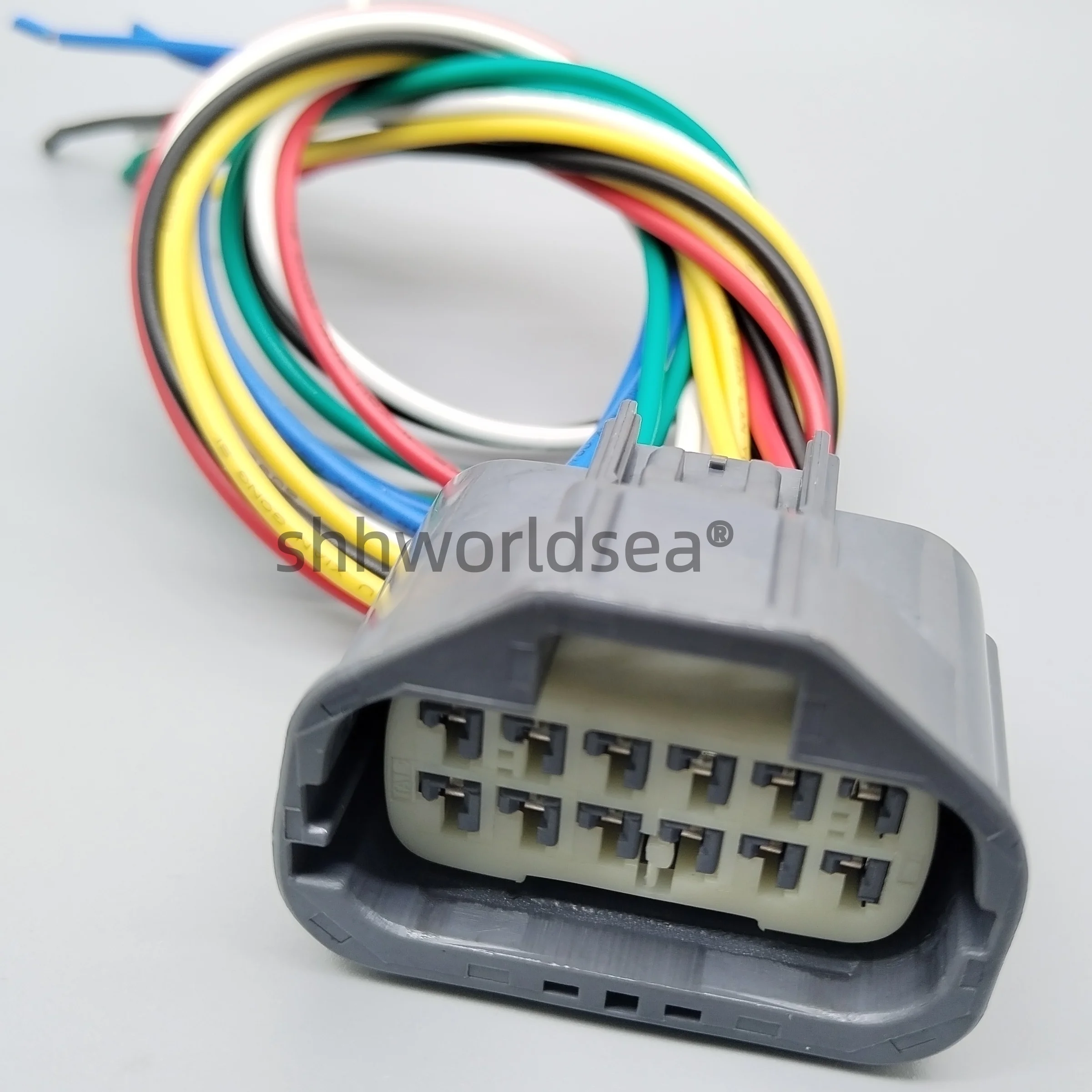 shhworldsea 12 Pin 7282-5545-10 7283-5545-10 Auto Accelerator Pedal Automobile Connector AC Assembly Sealed Sockets For Ford