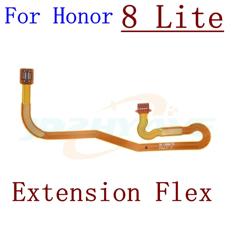 Original For Honor 8 Lite 8X 8lite Fingerprint Sensor Scanner Touch ID Connect Motherboard Home Button Extension Flex Cable