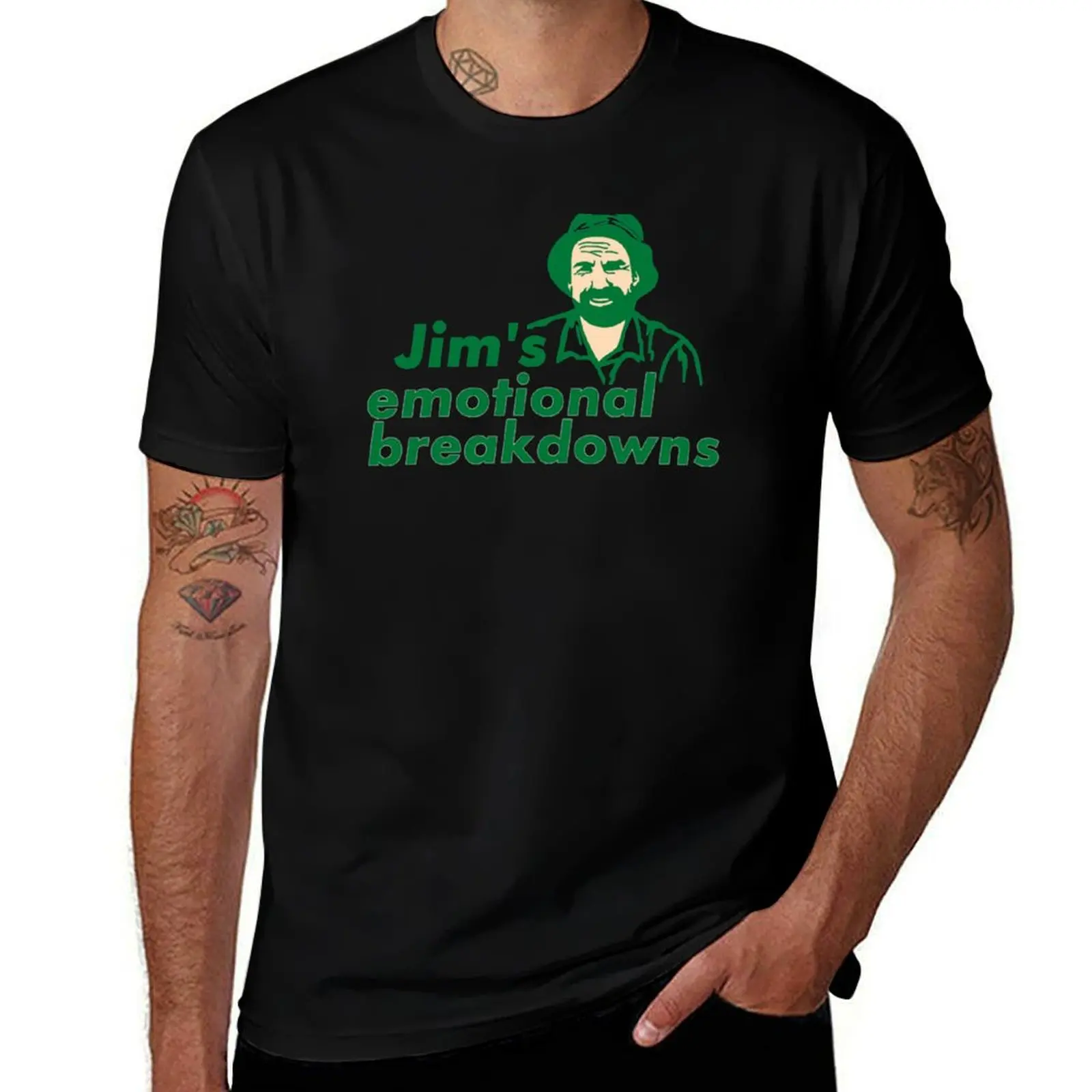 Jim's emotional breakdowns T-Shirt Casual Loose Daily Wear T-Shirt