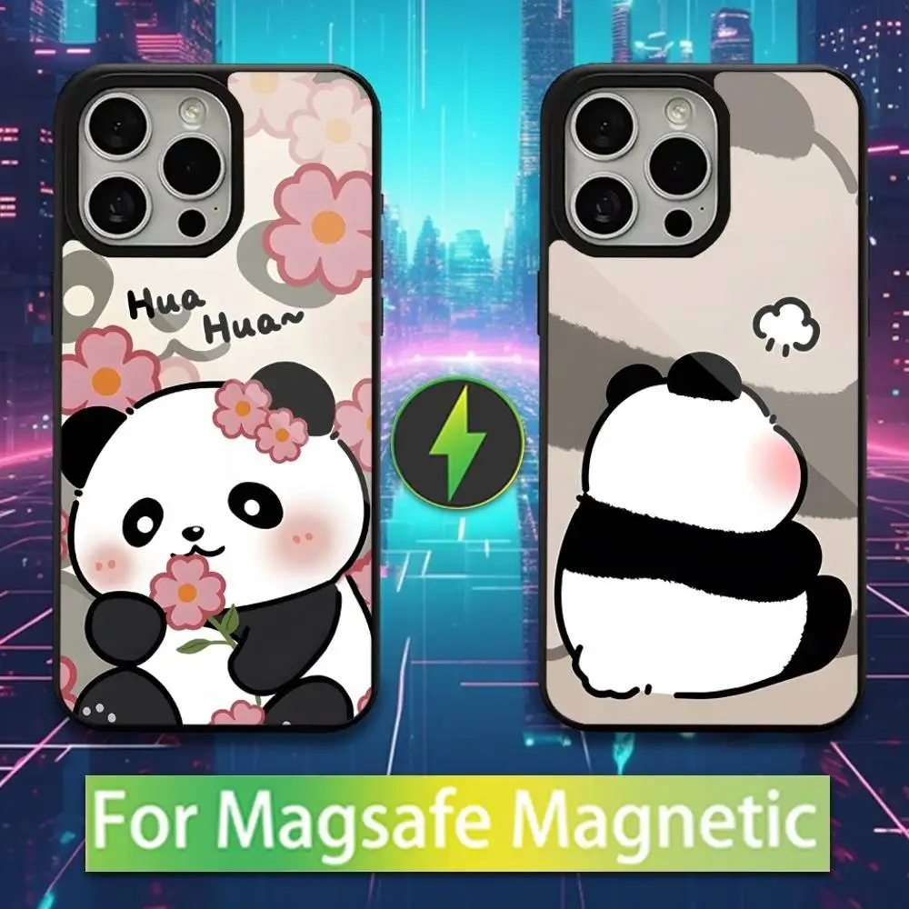 

Cute Art Panda Phone Case For iPhone 16,15,17,14,13,12,11,Pro,Max,Plus,Mini,Magsafe,Magnetic Wireless Charging Case