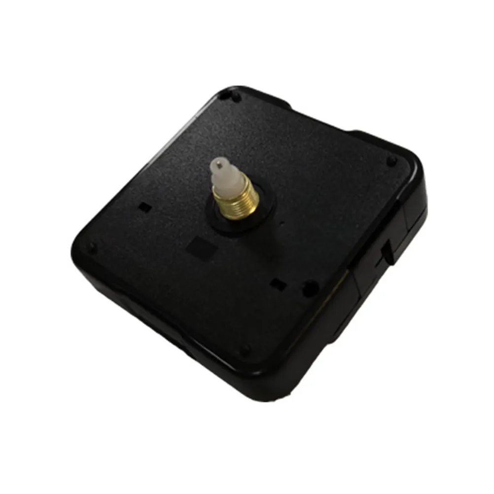 Silent Quartz Clock Movement Black Elegant DIY Parts Kit Precise Time Replacement for Wall Desk Cross Stitch Clocks Accessories