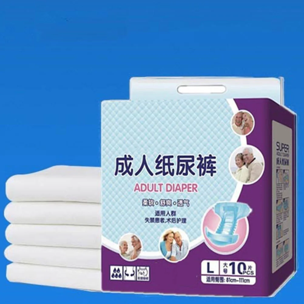 Maximum Absorbency Adult Diaper Cloth Disposable Pants Incontinence Paper Diaper Pad Cotton Nonwoven Fabric Underpads For Elders