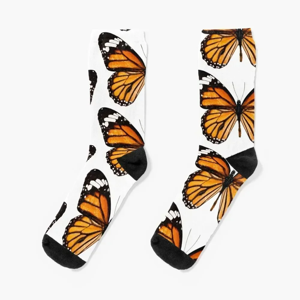 

Monarch butterfly sticker Socks gym basketball designer brand golf Men's Socks Women's