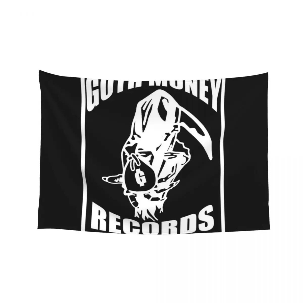 

GOTH MONEY RECORDS GRIM REAPER Tapestry Room Aesthetic Japanese Room Decor Room Decoration Accessories Tapestry