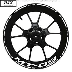 For Yamaha MT-09 Wheel Hub Decal Decoration MT09 Set MT 09 Inner And Outer Rim Reflective Waterproof High Quality Sticker 2022