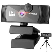 8K Webcam 4K 1080P Full HD Web Camera Auto Focus With Microphone USB Plug Web Cam For PC Computer Laptop Video Mini Camera