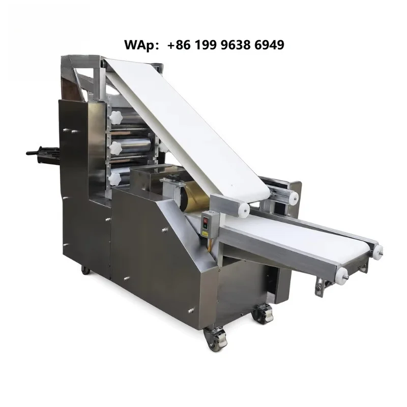 Automatic 5-50cm Flatbread Maker - Flour Tortilla/Pita/Arabic Bread/Pizza Dough Roller & Sheeter for Commercial Bakery Use