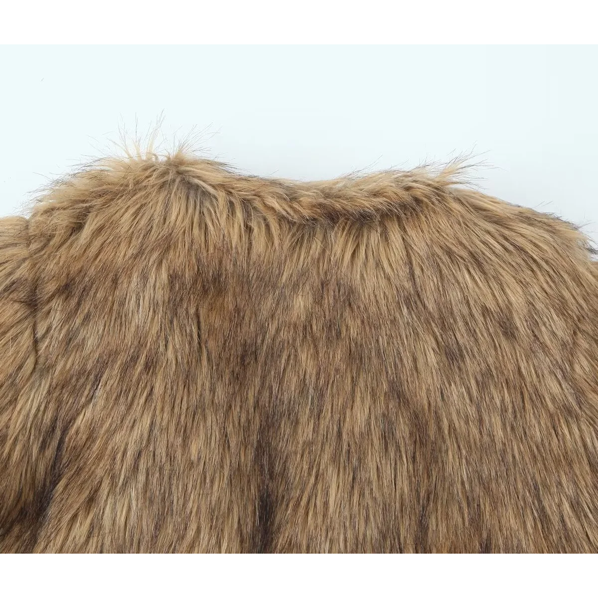 Faionable manteau de fourrure Jaet femme automne nouveau Sle Design polyvalent ort vêtements d'extérieur fibre de Polyester longue Sve coupe régulière