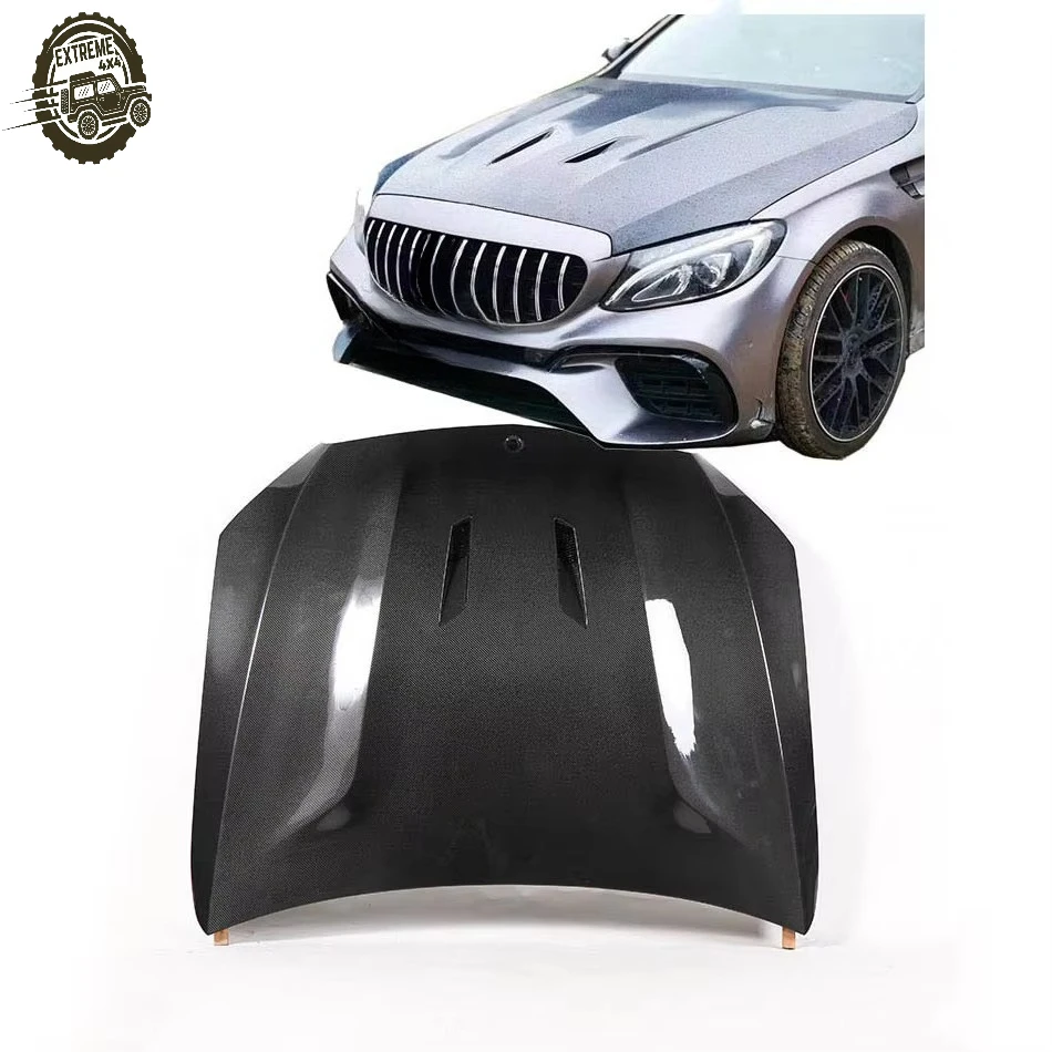 

Carbon Fiber Engine Bonnet Hood for Mercedes Benz C Class W205 2014-2020