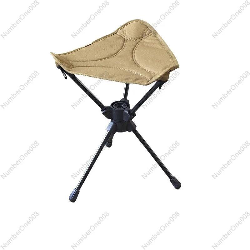 

Aluminum Alloy Maza Train Subway Light Carrying Lightweight Outdoor Camping Oxford Cloth 360 ° Rotating Folding Stool