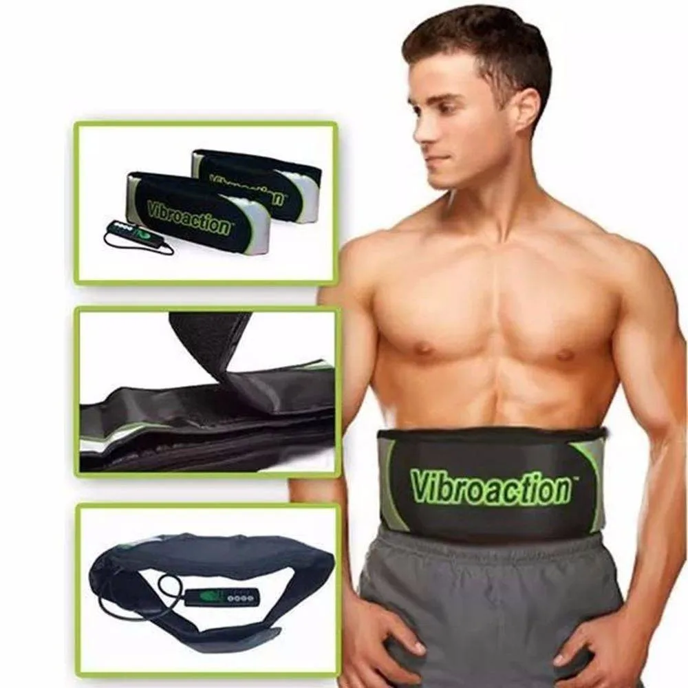 Heating Slimming Belt Vibrator Abdominal Massager for Weight Loss with Remote Control Body Toning for Belly Hip Fitness Fat Tool