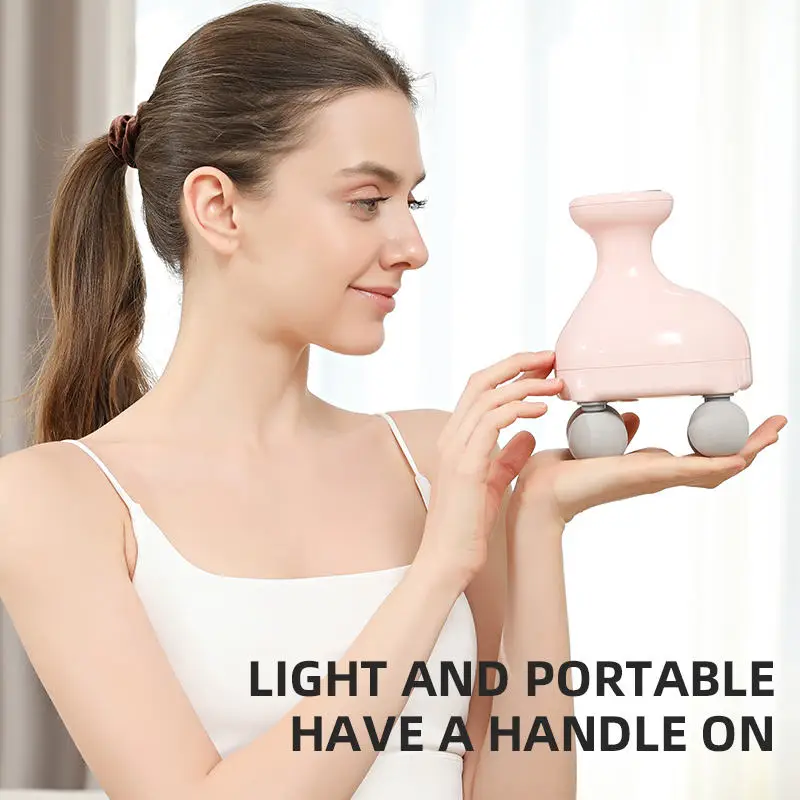 

2025 New Electric Handheld Body Deep Tissue Percussion Fascial Gun 4 Massager Heads Machine