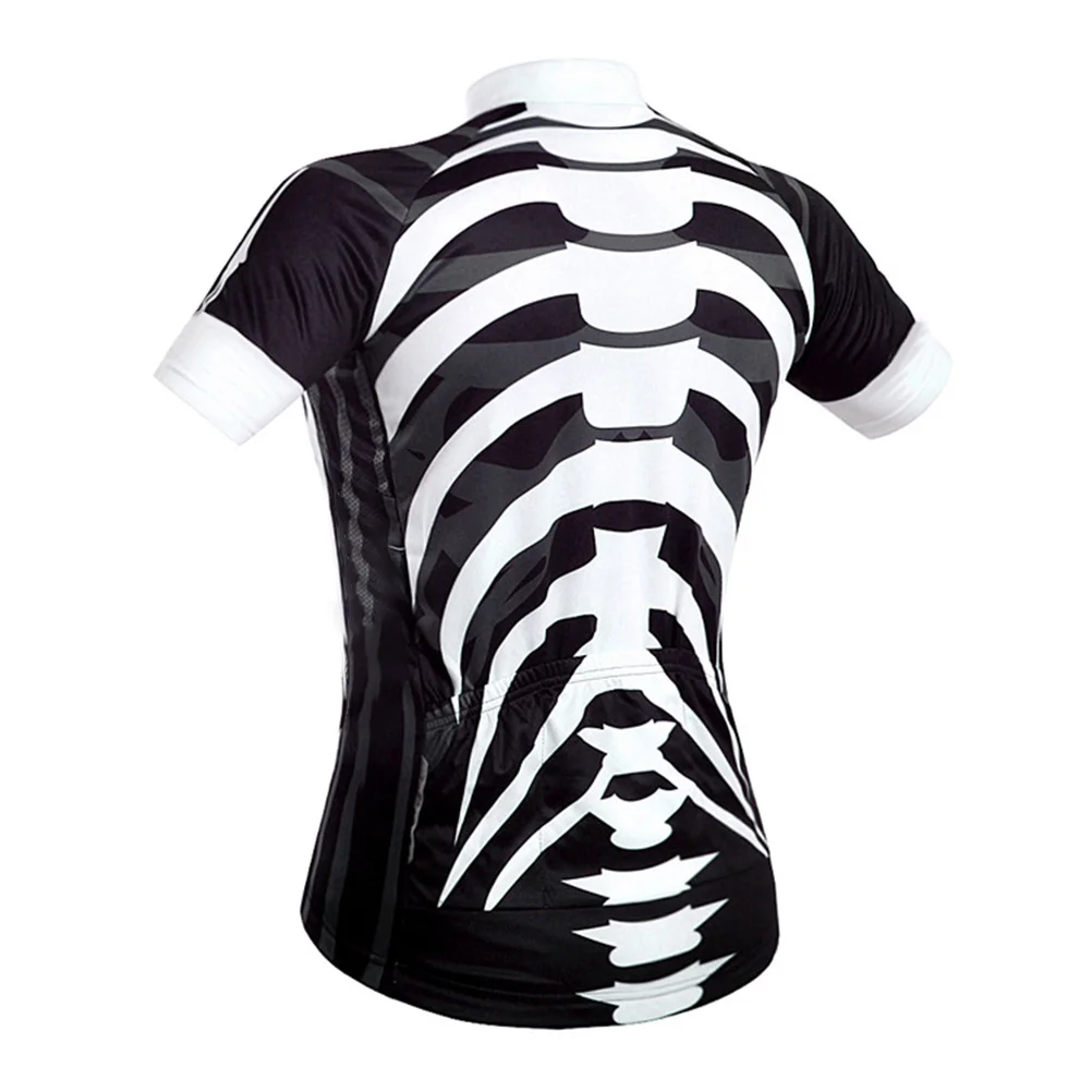 Men's Moisture Wicking Cycling Gear Fast Drying Pattern Short Sleeve Biker Jerseys L Size Professional Amateur