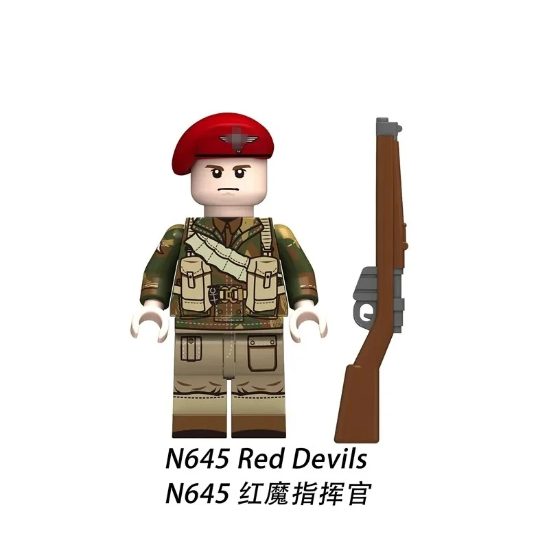 N645-650 British Soldier Puzzle Splicing Block Doll Boy and Girl Birthday Gifts