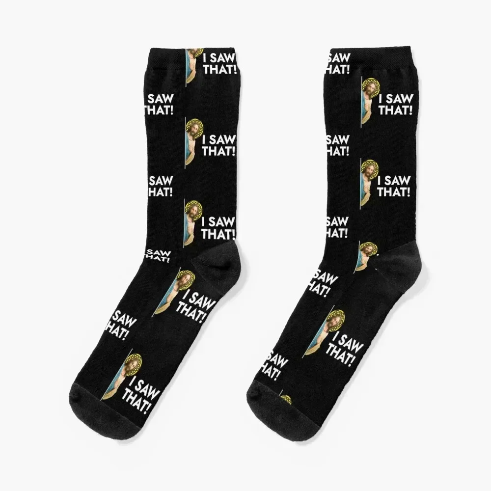 Jesus Christ I Saw That Socks Rugby ankle retro gym Mens Socks Women's