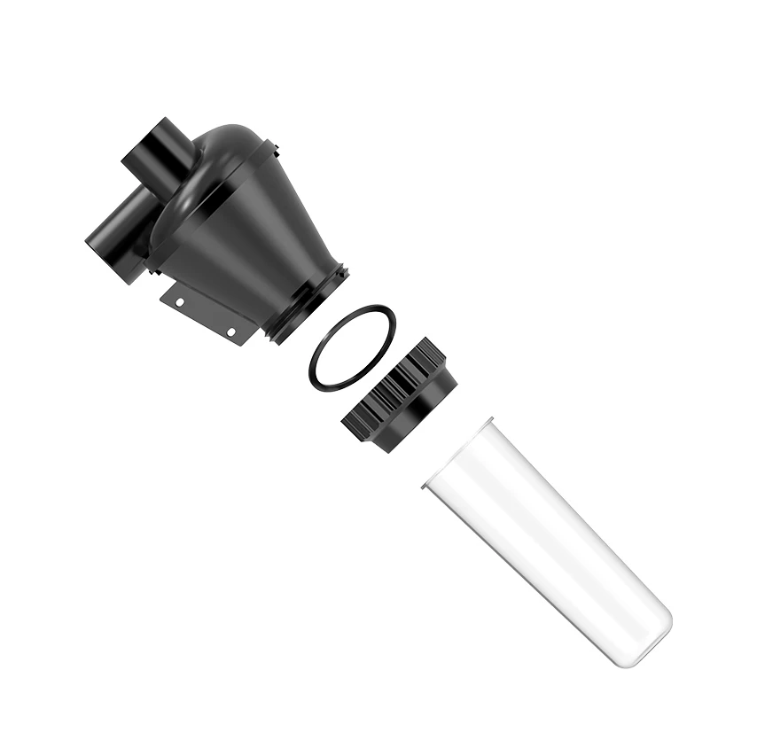 Connect first level separation 2-Stage Cyclone Dust Separator Kit for Woodworking Dust Collector for Shop Vac, Sawdust