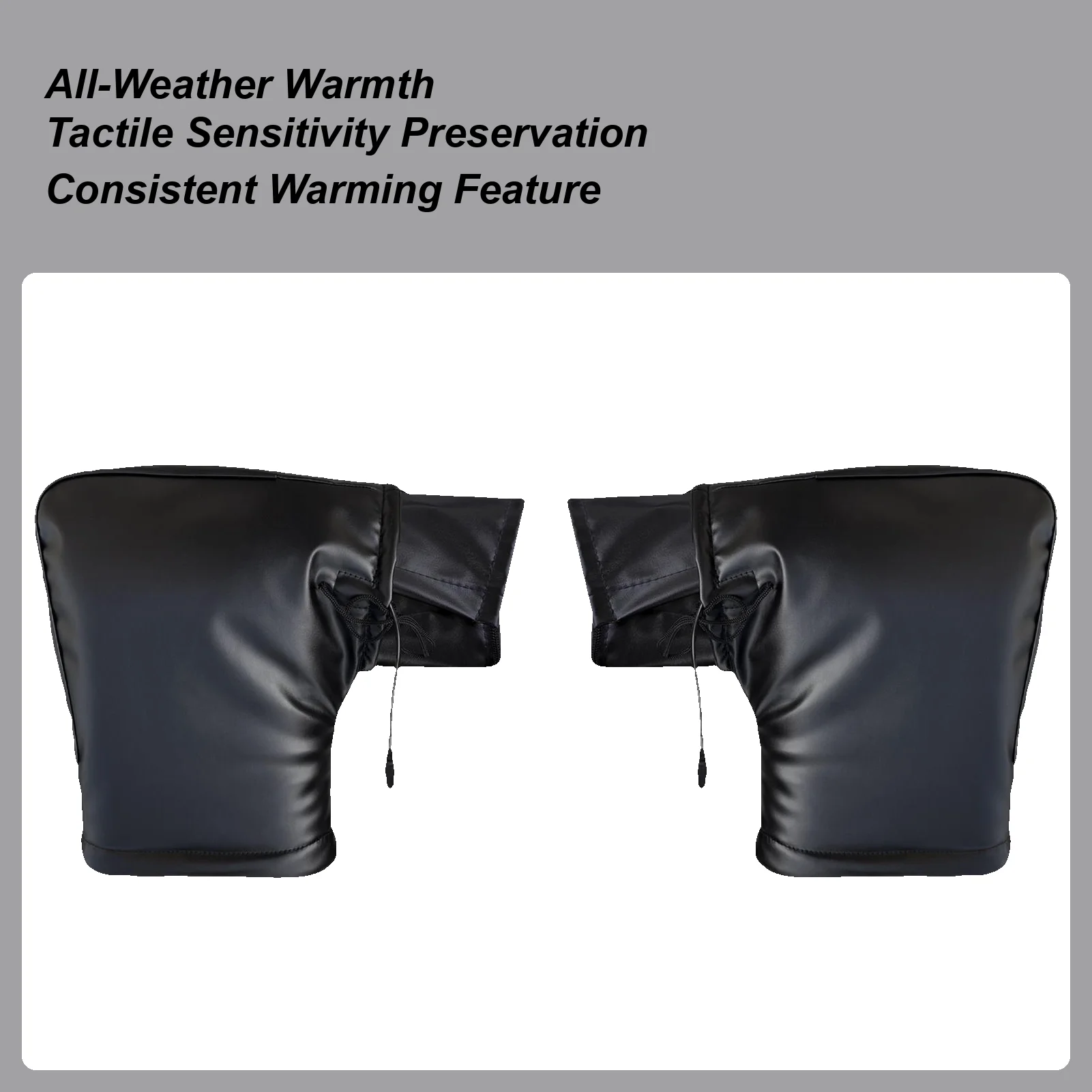 

Heated Winter Handlebars Mitts Windproof Hands Warmer Motorcycle Handlebar Warmers Mittens For Scooters ATVs Snowmobiles