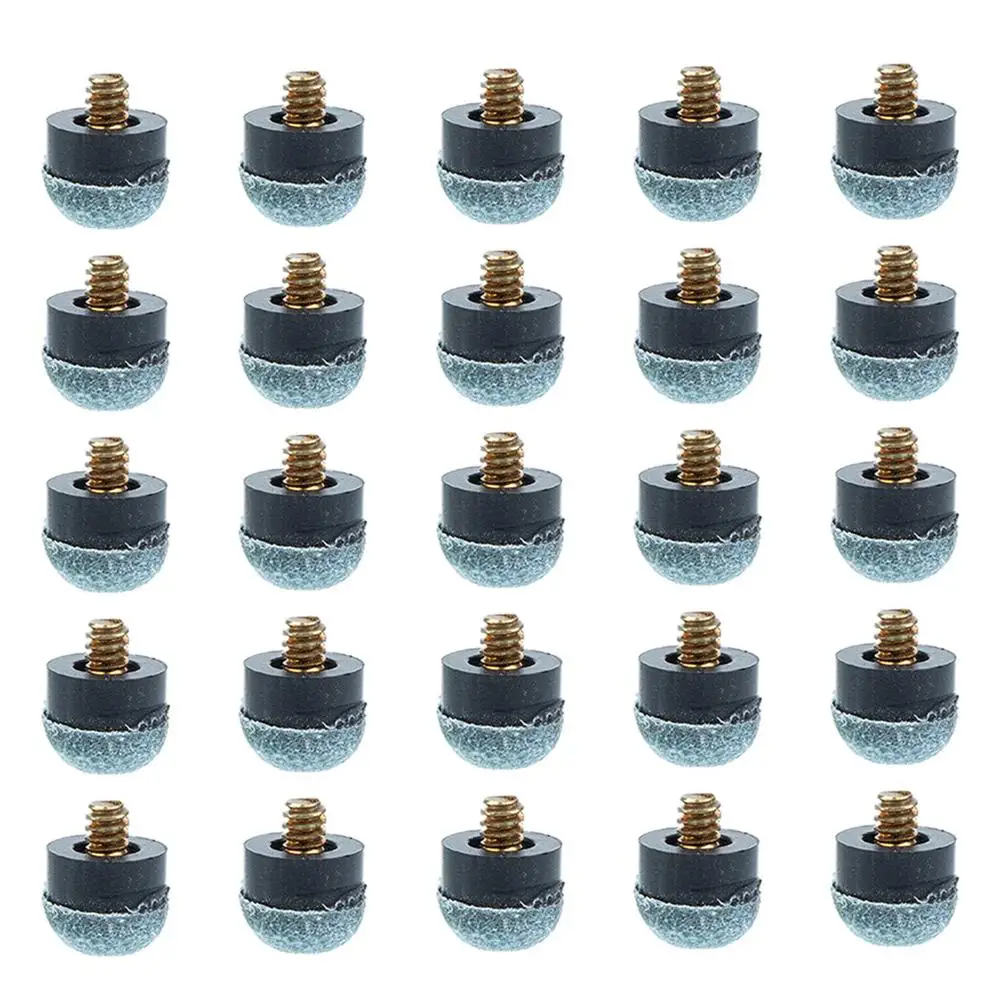 

25 Pcs Billiard Club Head Accessories Tip Parts Pool Stick Tips Replacement Kit Supply