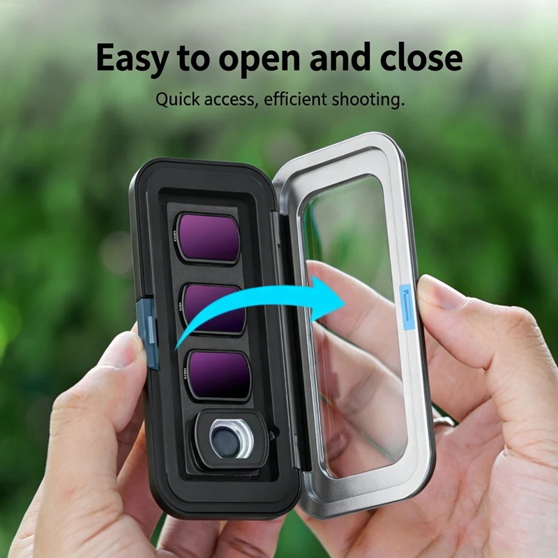 Filter Wide-angle Lens Storage Box Magnetic Hard Portable Case for DJI OSMO Pocket 4 / 3 Gimbal Camera Accessories